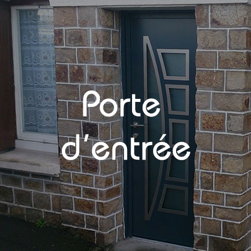 Pose de porte d'entrée